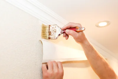 Pose de papier peint à Zuani — revêtements muraux et toiles de verre
